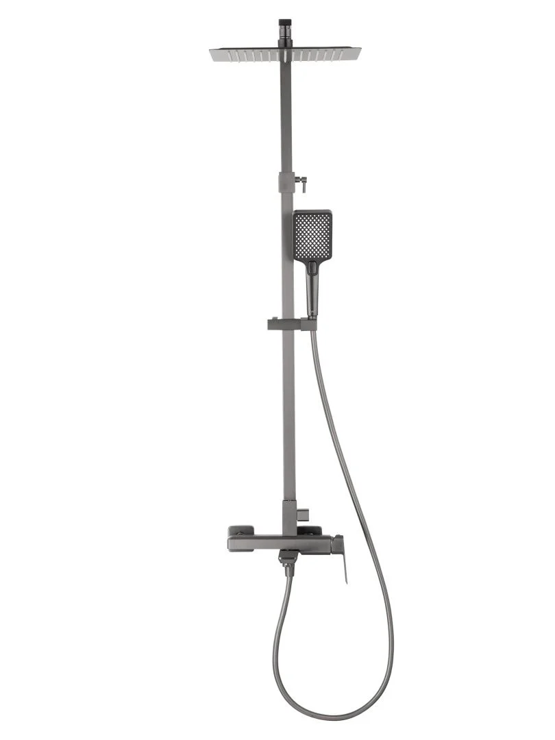 Приобрести душевая система wonzon & woghand diamond, темный графит (ww-88739011-bgm)