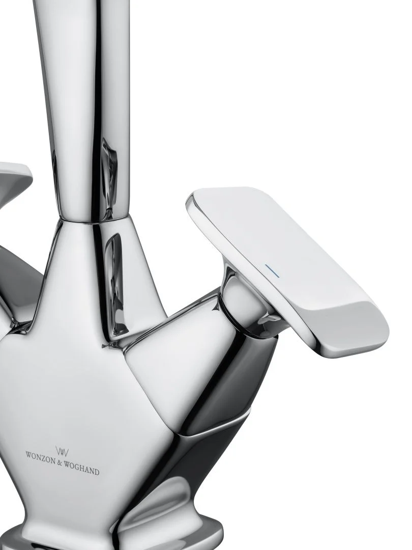 Приобрести смеситель для раковины высокий wonzon & woghand shakespeare, хром (ww-651103-cr)