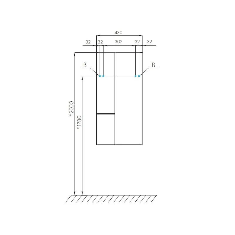 Приобрести акватон шкафчик мишель 43, дуб фьорд/дуб рустикальный