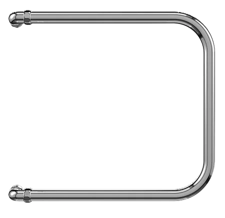 Приобрести terminus полотенцесушитель п - образный 32х50 см, боковое подключение, водяной, хром