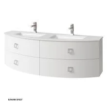 Caprigo Тумба с раковиной LEGATO 155 см, белая