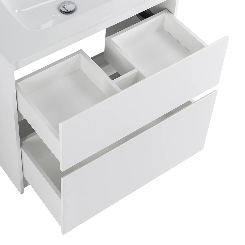 Приобрести belbagno тумба с раковиной kraft 80 см, напольная bianco opaco, раковина белая bb800etl