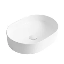 BelBagno Накладная раковина 50х37 см, белая BB1483