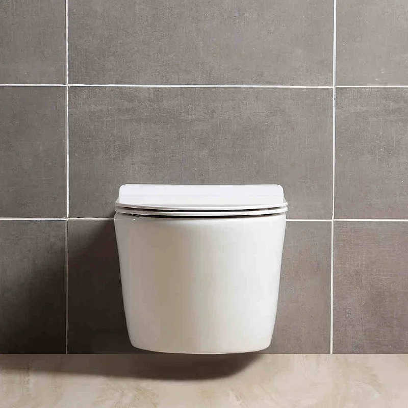 Приобрести унитаз подвесной безободковый aquatek оберон сиденье микролифт aq1363w-00