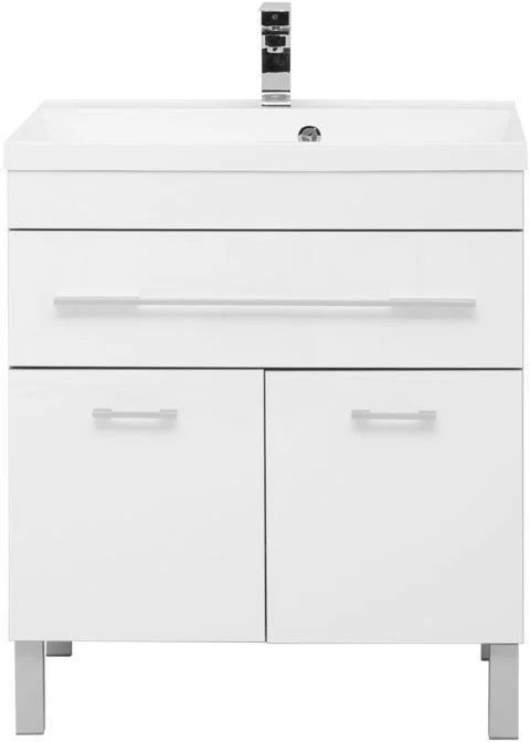 Приобрести aquanet тумба с раковиной верона 75 см, белая 00287670