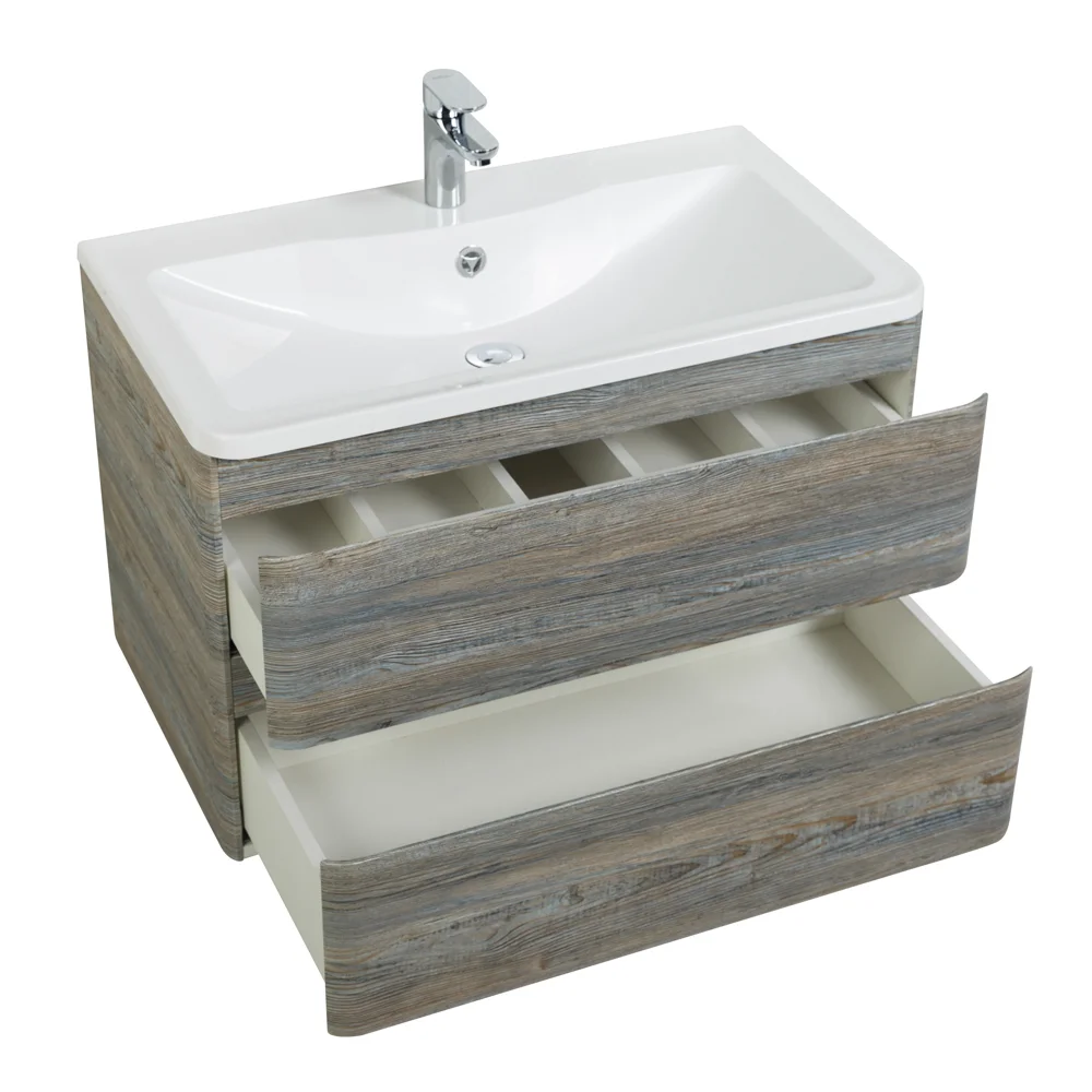 Приобрести belbagno тумба с раковиной albano 90 см, подвесная pino scania, белая раковина