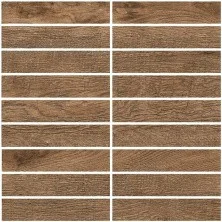 Мозаика Grasaro Italian Wood 307х307, SR, темно коричневый