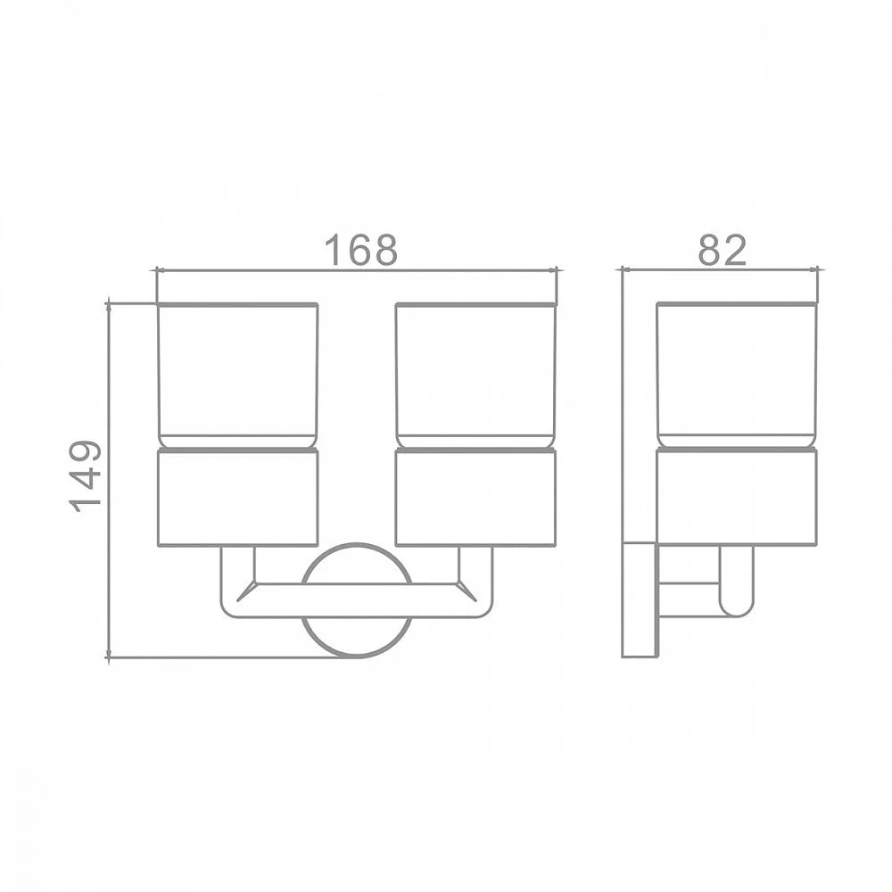 Приобрести raglo стакан для зубных щеток, медь r320.08.33