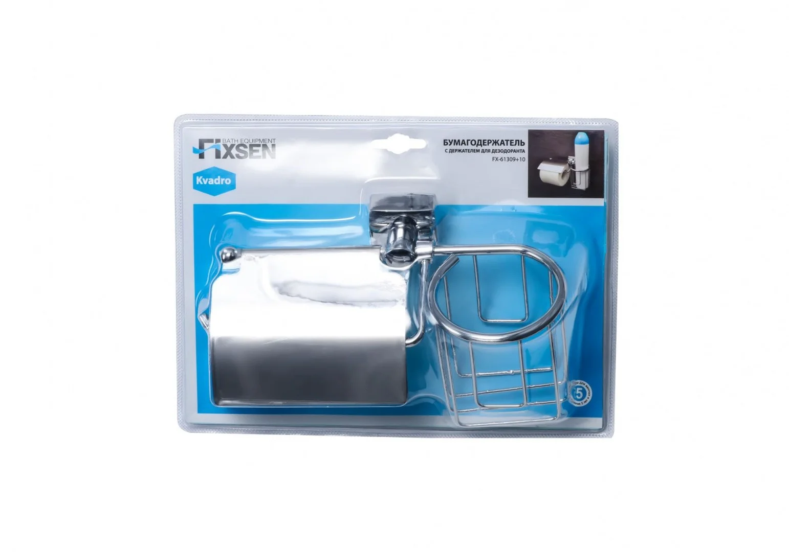 Приобрести fx-61309+10 kvadro бумагодержатель +держ. дезодоранта