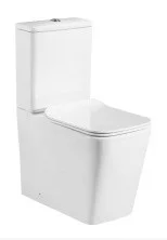 Sole Унитаз компакт Cube 3, безободковый с сиденьем дюропласт, микролифт УТ000054447