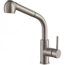 HAIBA Смеситель для кухни 320мм с выдвижной лейкой, нержавеющая сталь HB70304-2