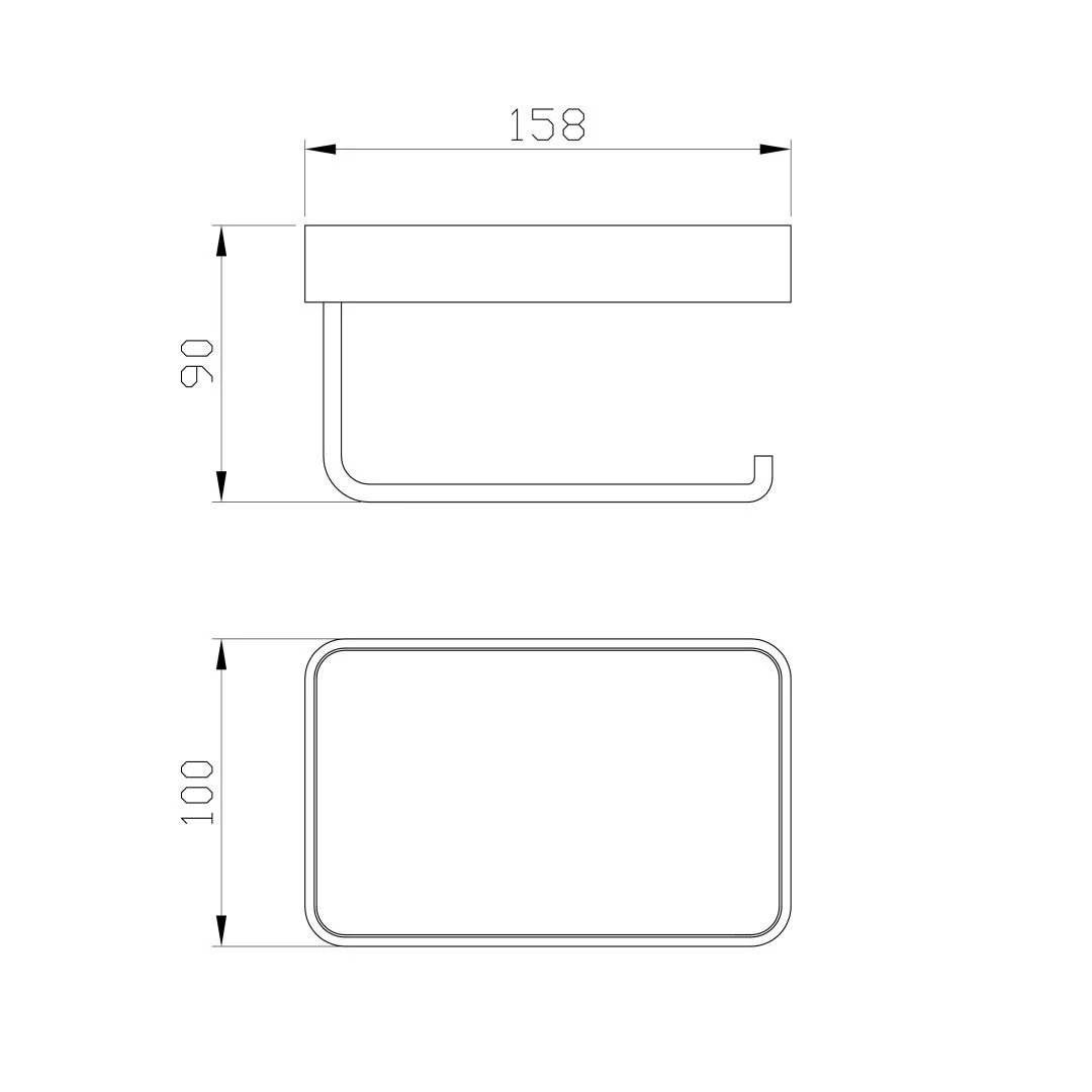Приобрести держатель для туалетной бумаги с полкой wonzon & woghand, хром (ww-9536)