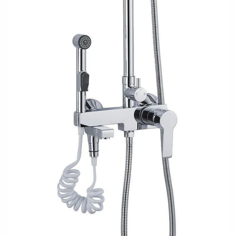 Приобрести haiba душевая система, квадратная d-200мм, хром hb2416