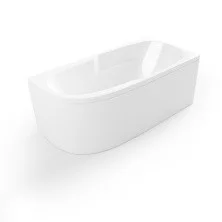Mirsant Ванна акриловая Небуг 150*80 см, в комплекте, правая, белая УТ000038829