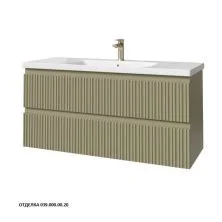 Caprigo Тумба с раковиной FORTE-Smalty TYPE 120 см, зеленая, эмаль