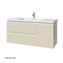 Caprigo Тумба с раковиной FORTE STRIPE 120 см, правая, кремовая