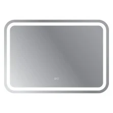 CEZARES Зеркало STYLUS 100х70 см, с подсветкой, сенсорным включением, подогревом CZR-SPC-STYLUS-1000-700-TCH-WARM