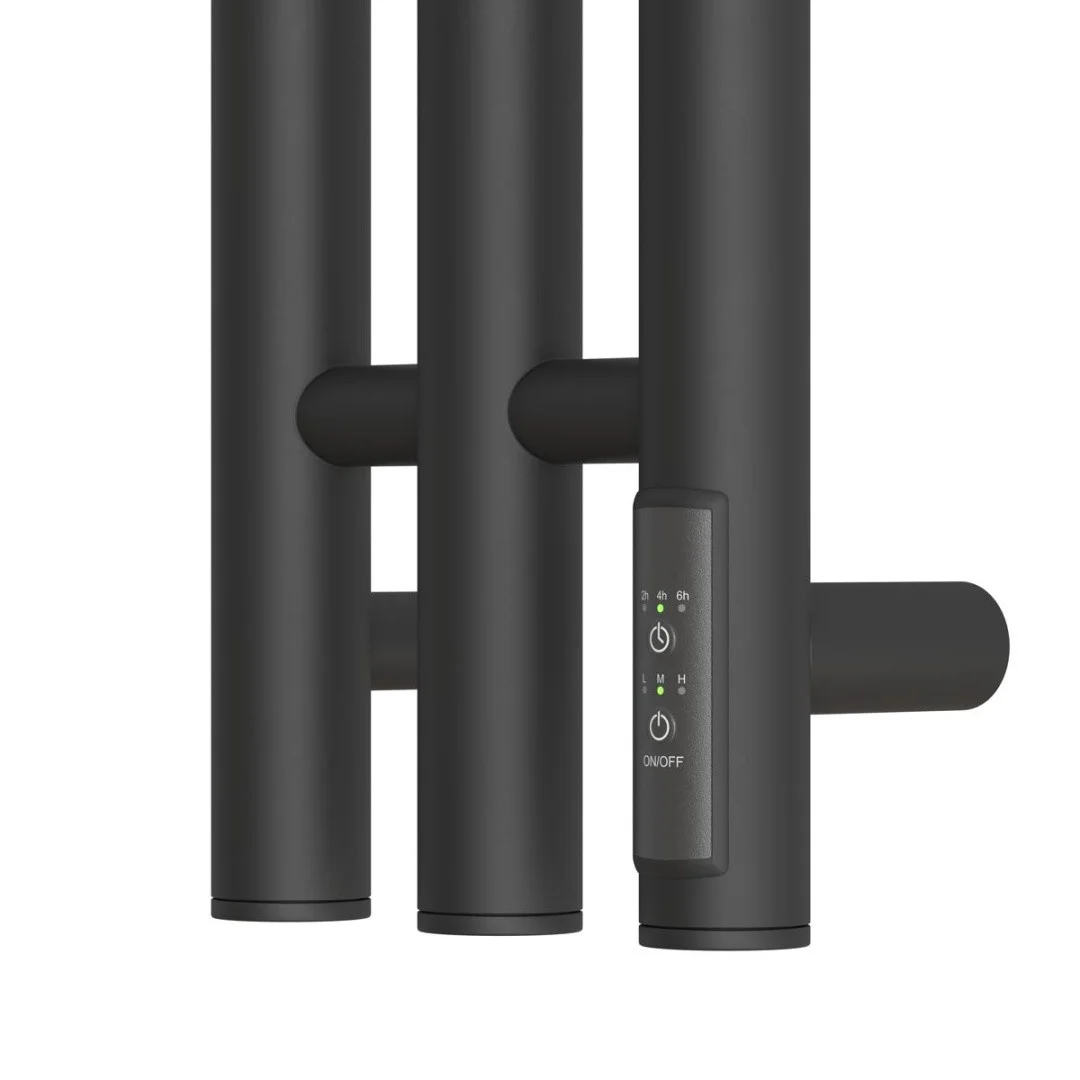 Приобрести полотенцесушитель электрический point 120x1200 деметра п3, черный pn12822b