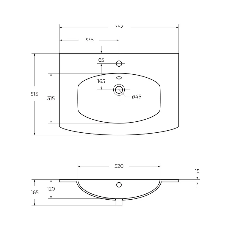 Приобрести cezares тумба подвесная с раковиной elettra 75 см grafite, литьевой мрамор, графит 55522