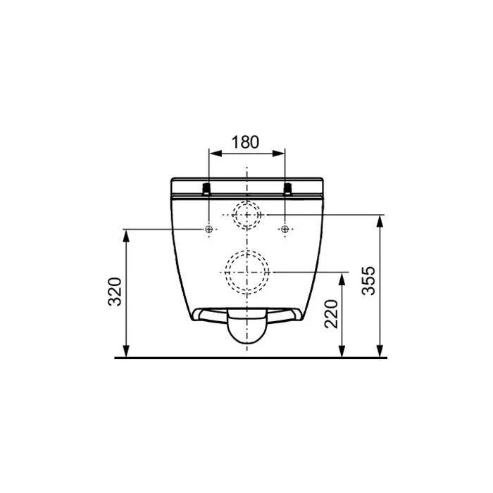Приобрести tece подвесной унитаз one, с сиденьем, белый 9700204+9700600
