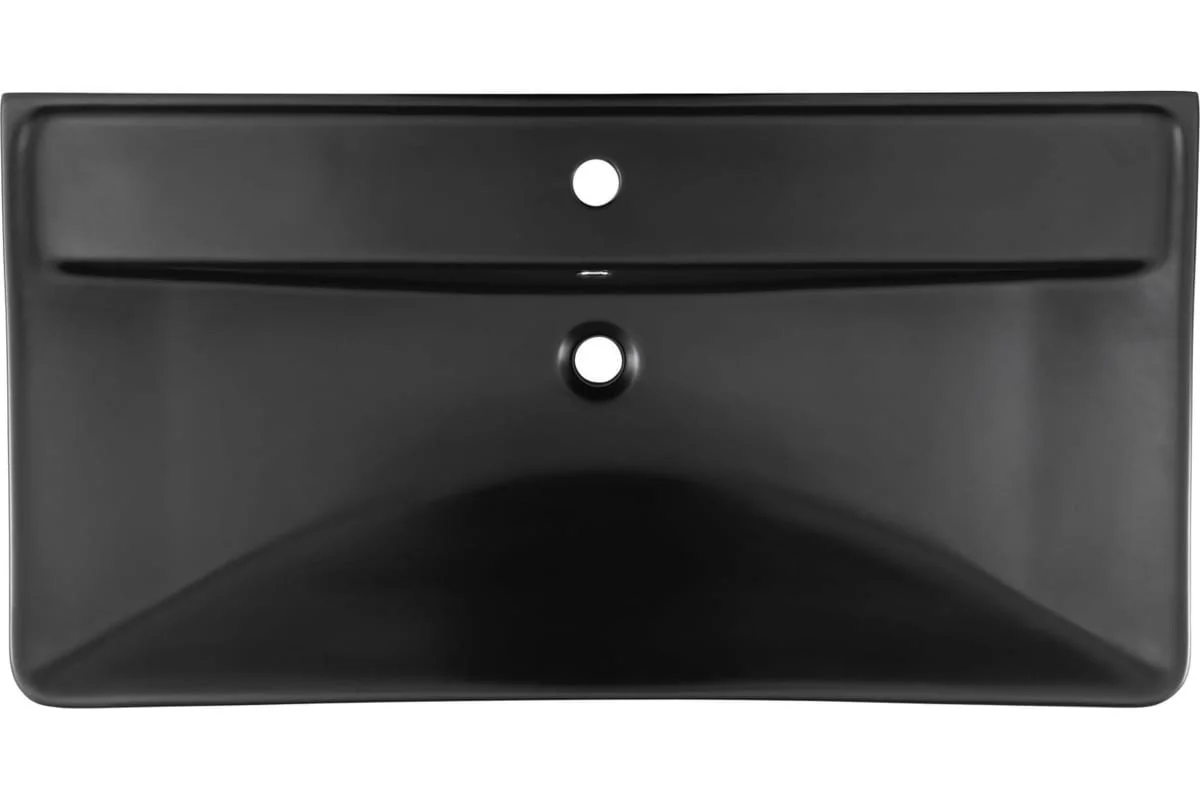 Приобрести aquanet раковина ирис 80х48 см, черная матовая