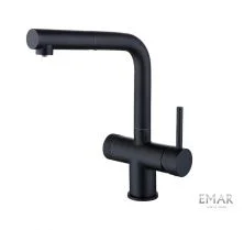 Emar Смеситель для кухни, черный ЕС - 7026 Black