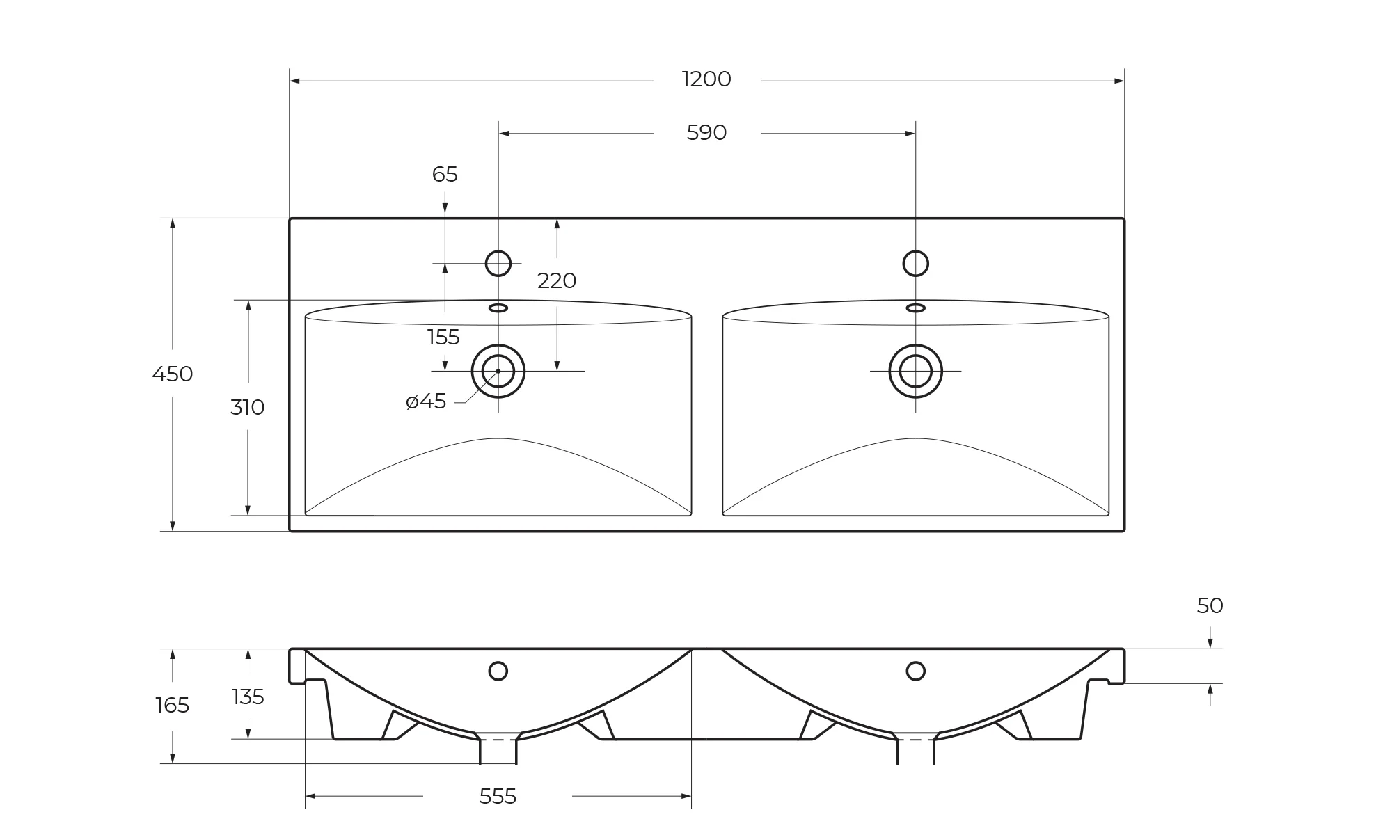 Приобрести belbagno тумба с раковиной marino-cer 120 см, подвесная с ящиками rovere rustico, белая раковина