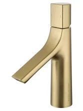 Смеситель для раковины WONZON & WOGHAND The ONE, Брашированное золото (WW-H010-BG)