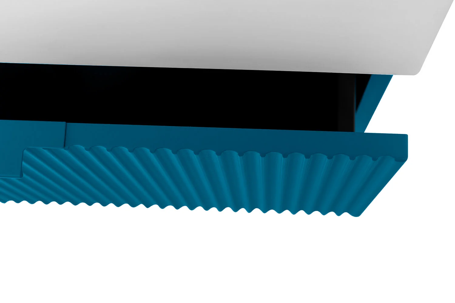 Приобрести cezares тумба подвесная с раковиной premium 70 см plisse blu petrolio, голубая 55418