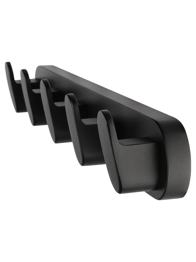 Приобрести вешалка с 5 крючками для ванной wonzon & woghand carbon, черный (ww-7755)