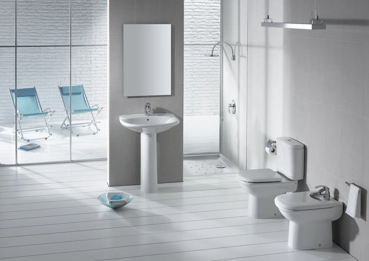 Приобрести напольный унитаз-компакт roca giralda 7.3424.6.600.0; 7.3414.6.900.0