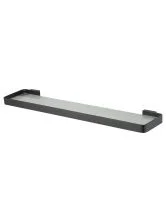 Стеклянная полка для ванной WONZON & WOGHAND LOTTE, Черный матовый (WW-8327A-MB)