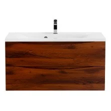 BelBagno Тумба с раковиной MARINO 100 см, напольная Rovere Cillegio, белая раковина