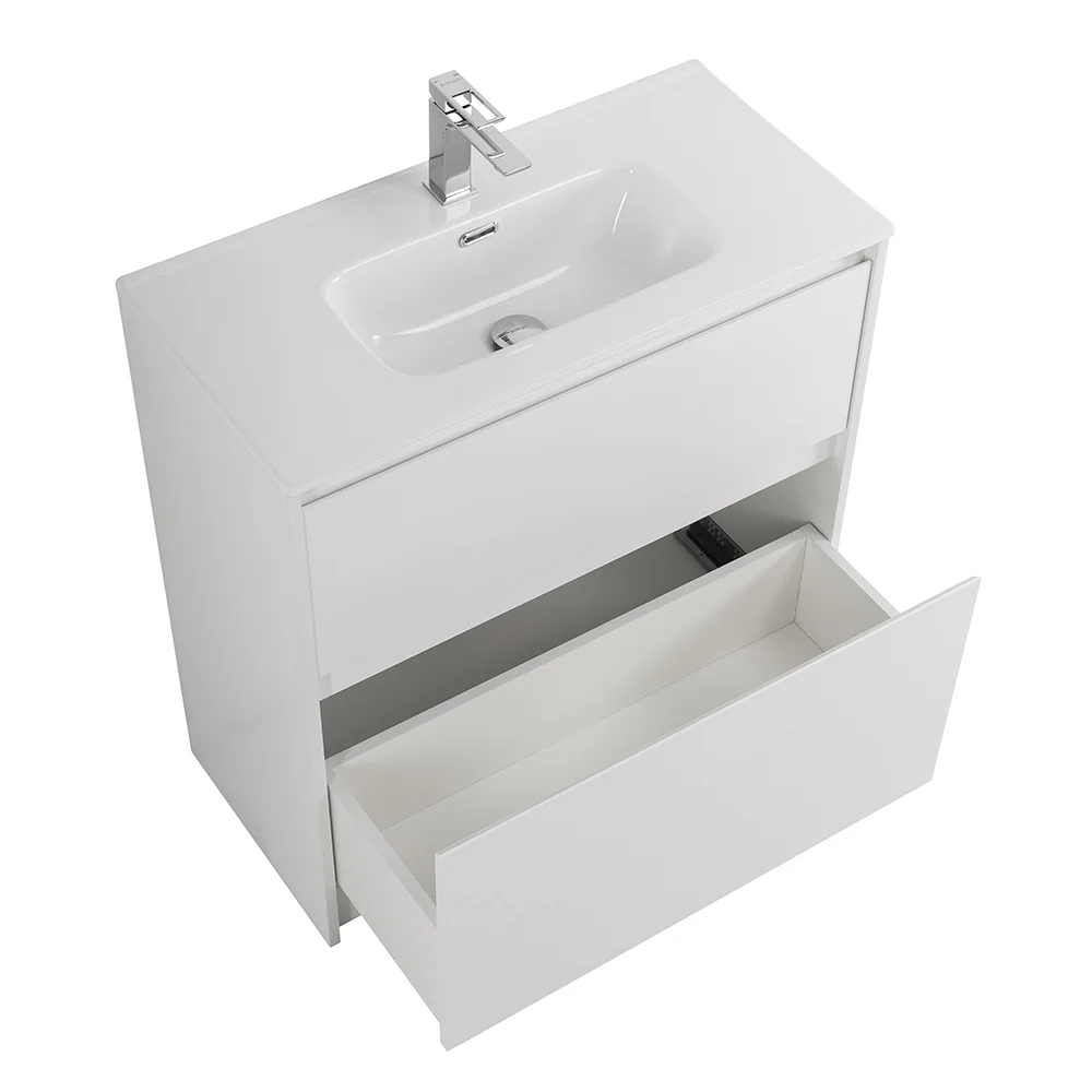 Приобрести belbagno тумба с раковиной kraft 39 80 см, напольная bianco opaco, белая раковина