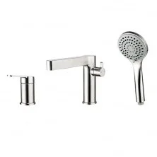 Gappo Смеситель на борт ванны G1199-30, 3 отверстия, сатин 17430