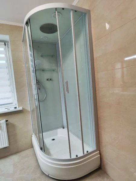 Приобрести frank душевая кабина f412/1l white средний поддон, левосторонняя