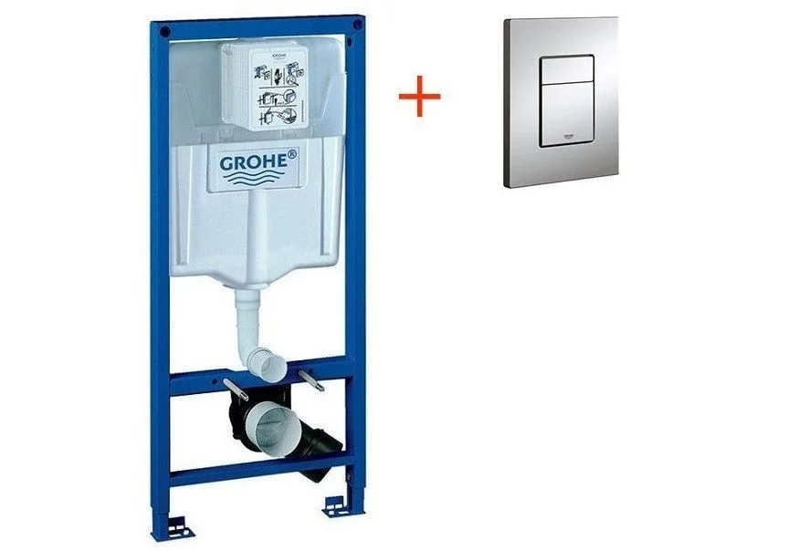 Приобрести инсталляция для подвесного унитаза grohe rapid sl 38772001
