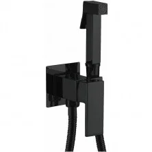 HAIBA Смеситель с гигиеническим душем 260мм, черный HB-5512-7