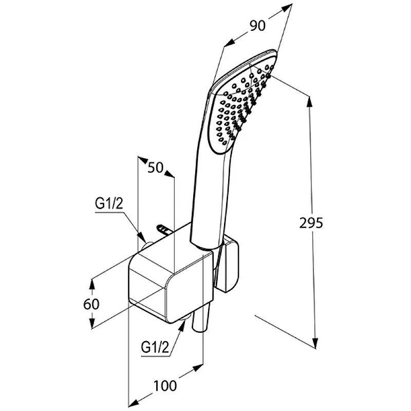 Приобрести kludi fizz душевой гарнитур для ванны, хром, арт. 6767005-00