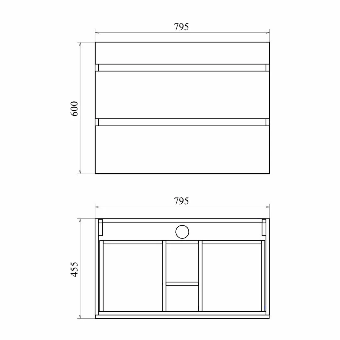 Приобрести mirsant тумба подвесная с раковиной karelia 80 см, светлое дерево