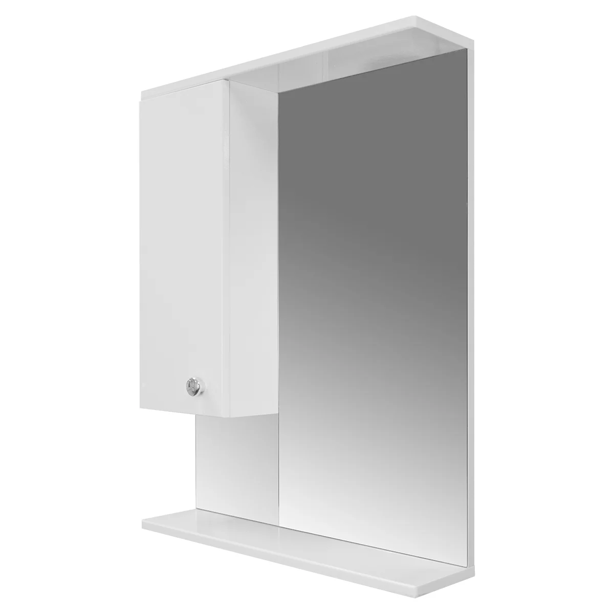 Приобрести loranto зеркало-шкаф моника 60х70 см, левостороннее, cs00047789