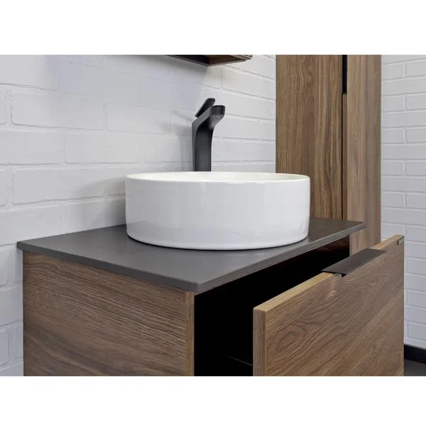 Приобрести сomforty тумба со столешницей и раковиной "порто-60" дуб тёмно-коричневый, с отверстием под смеситель №12