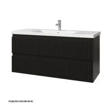 Caprigo Тумба с раковиной FORTE-Smalty STRIPE 120 см, графит, эмаль