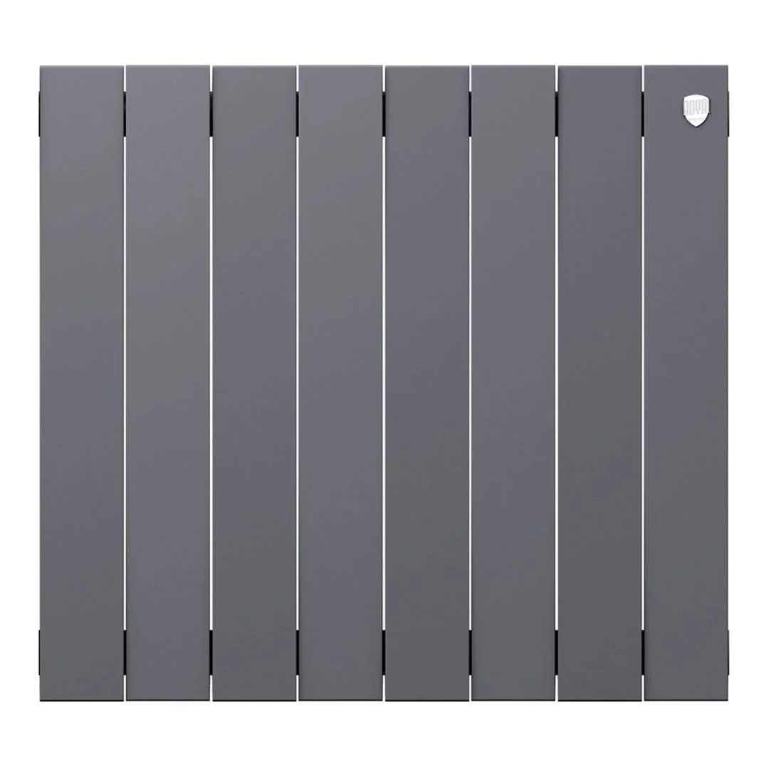 Приобрести royal thermo радиатор биметаллический pianoforte 500 /silver satin ( серебристый ) - 8 секц.