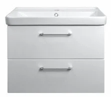 Azario Тумба подвесная с раковиной Ника 80х56см. белая, CS00080145