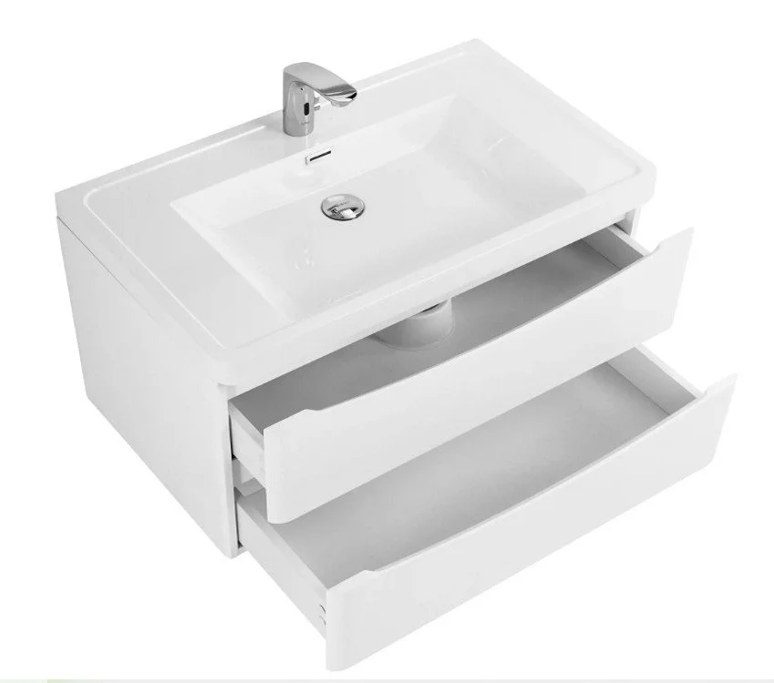 Приобрести тумба подвесная с раковиной belbagno ancona-n-900-2c-so-bl 90 см, белый