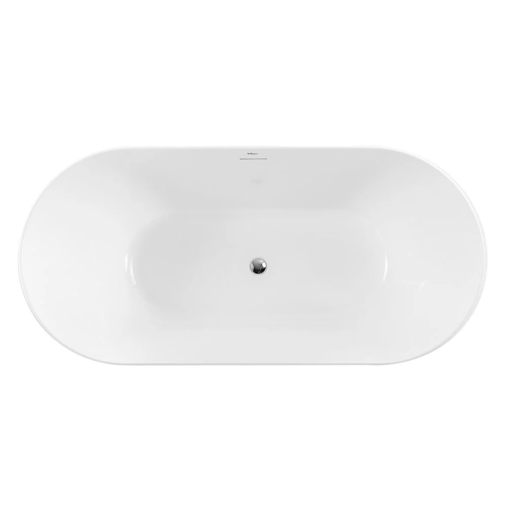 Приобрести belbagno акриловая ванна 170х80 см, отдельно стоящая, белая bb411-1700-800