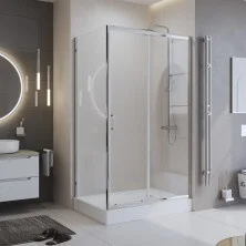 BelBagno Душевое ограждение 120х90 см UNO-195-AH-1-120/90-C-Cr