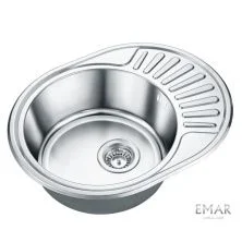 Emar Кухонная мойка 57х45 см, хром EMAR ЛАЙТ 5745