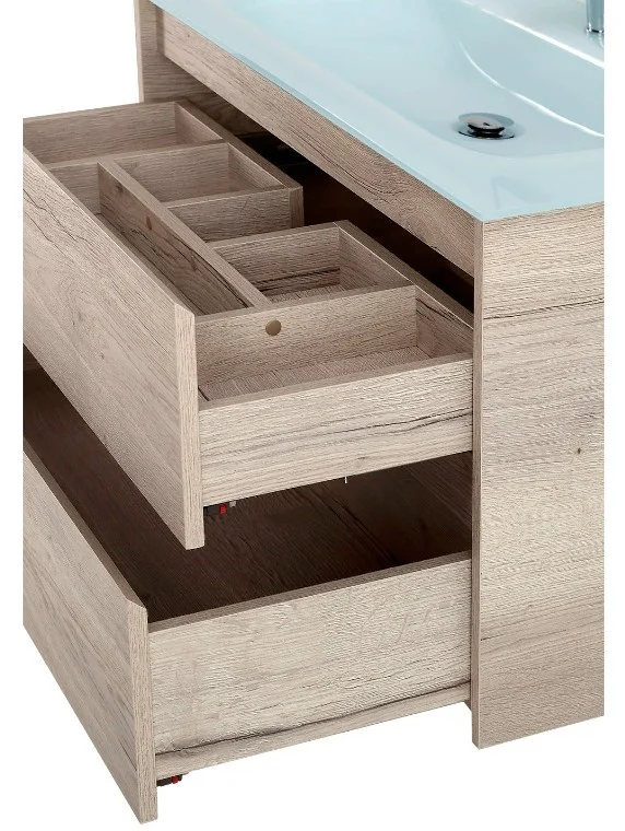 Приобрести тумба подвесная с раковиной belbagno kraft-800-2c-so-rgb 80 см, rovere galifax bianco